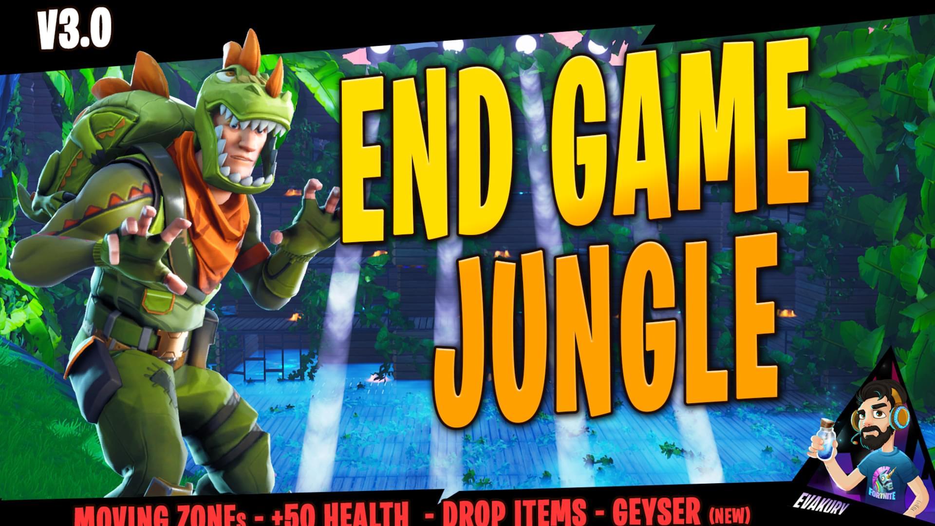 fortnite creative island end game jungle v3 0 1667 0643 3970 - fortnite trickshot map code