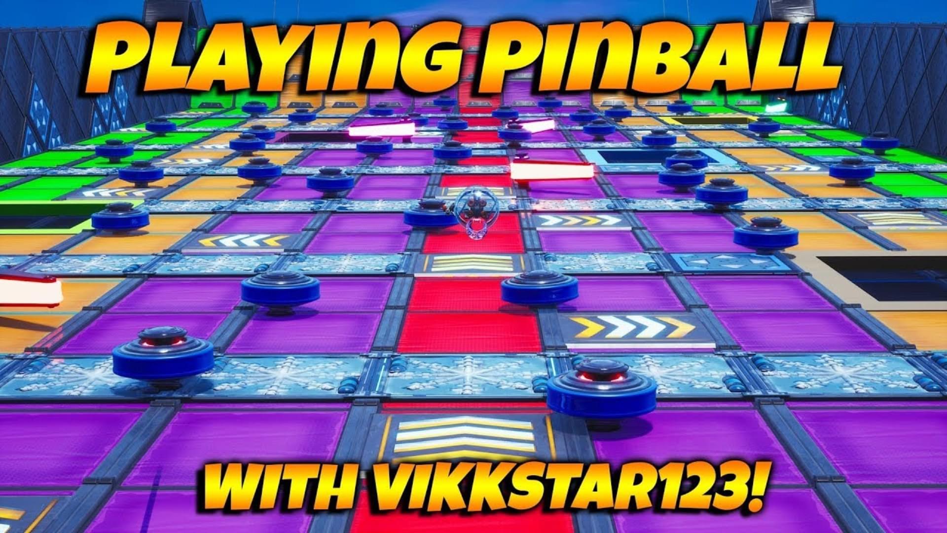 fortnite creative pinball - vikkstar123 fortnite