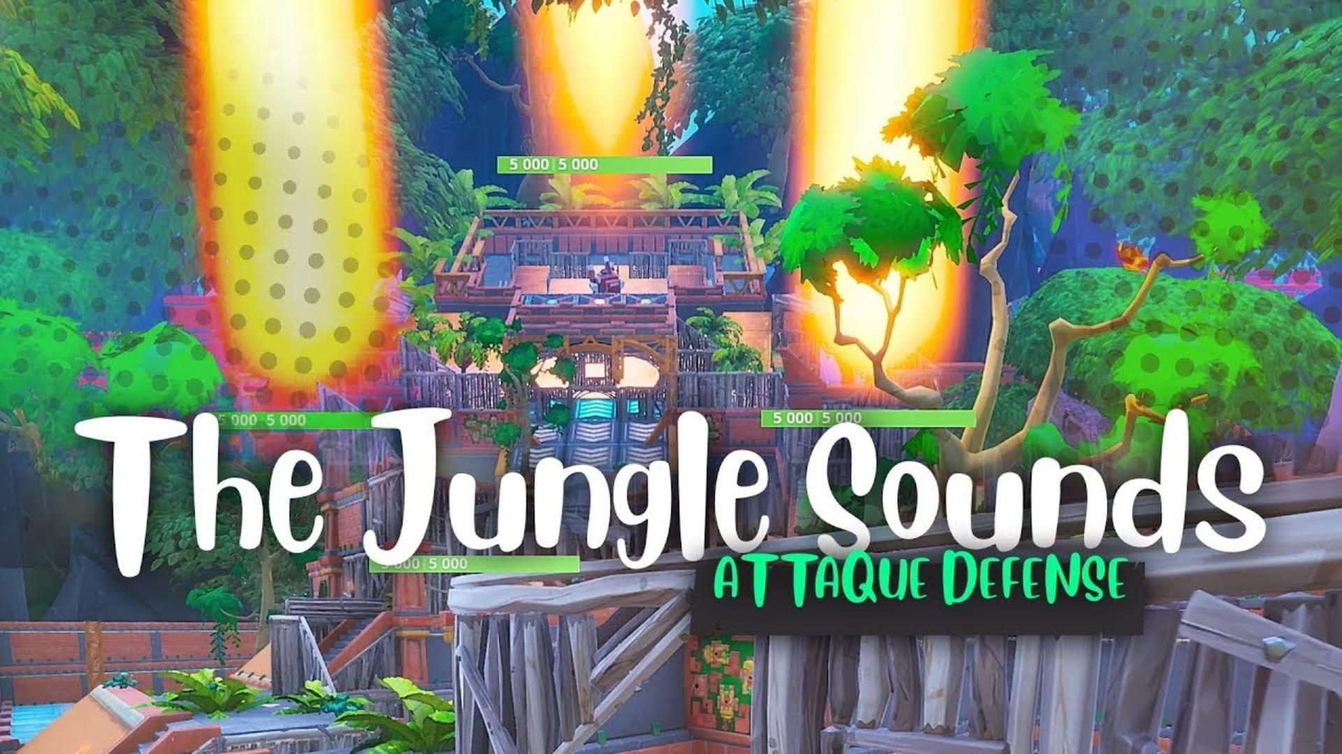 attack defend the jungle sounds - fortnite chutes and ladders