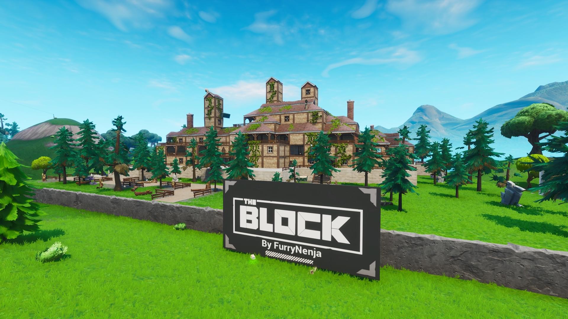 mysterious mansion fortnite - fortnite the block mysterious mansion